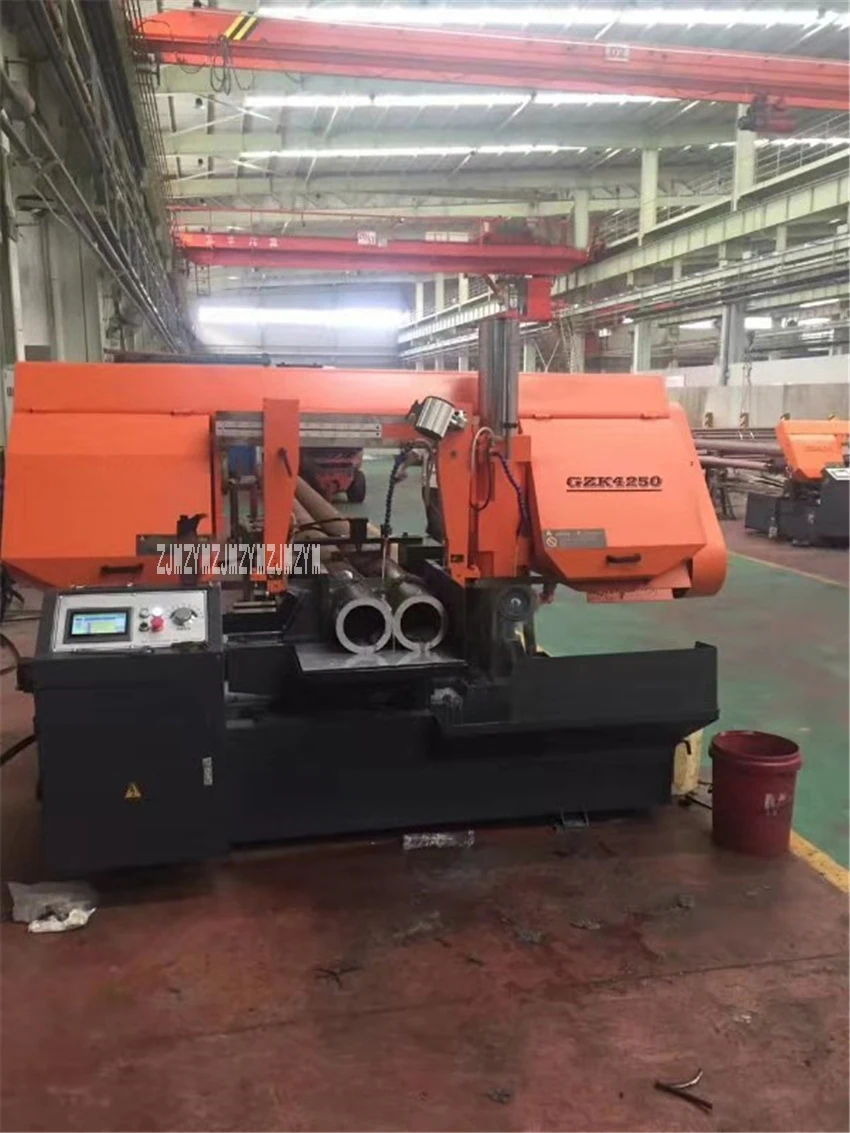GZK4250 полностью автоматический с ЧПУ пильный станок высокого качества горизонтальный станок для резки металла пила машины 380 В 550 кВт 550* мм