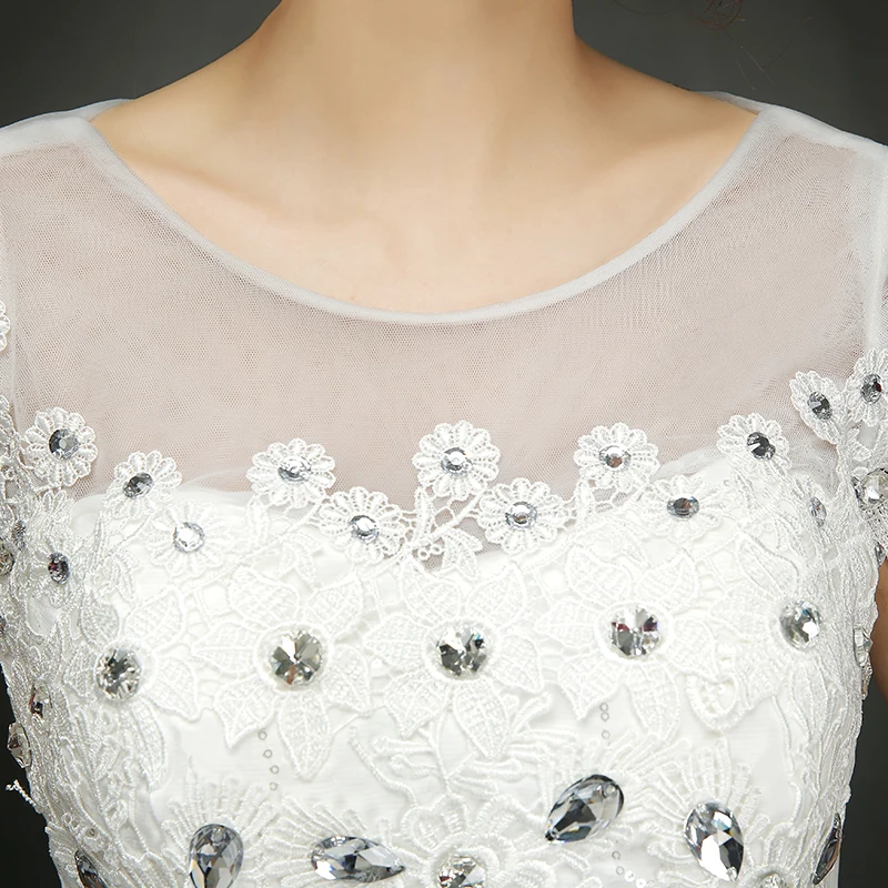 Кружевное свадебное платье с цветочным принтом со шнуровкой сзади|princess ball gown|ball