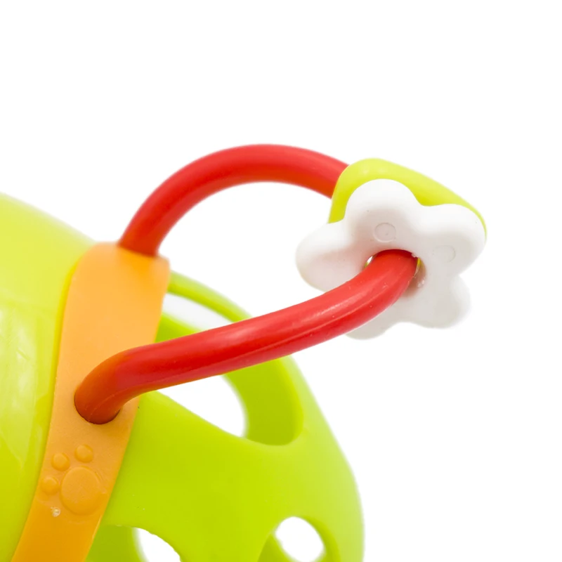 1 Pc Creative Plastic Cartoon Animal Baby Infant Hole Hand Puzzle Bell Ball Rattles Children Early Educational Toys Funny Games|baby toys|shake