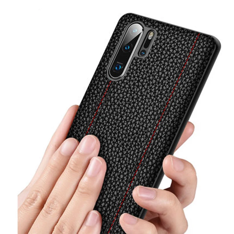 Простой Стильный чехол из натуральной кожи на заказ для Huawei P30 аксессуары