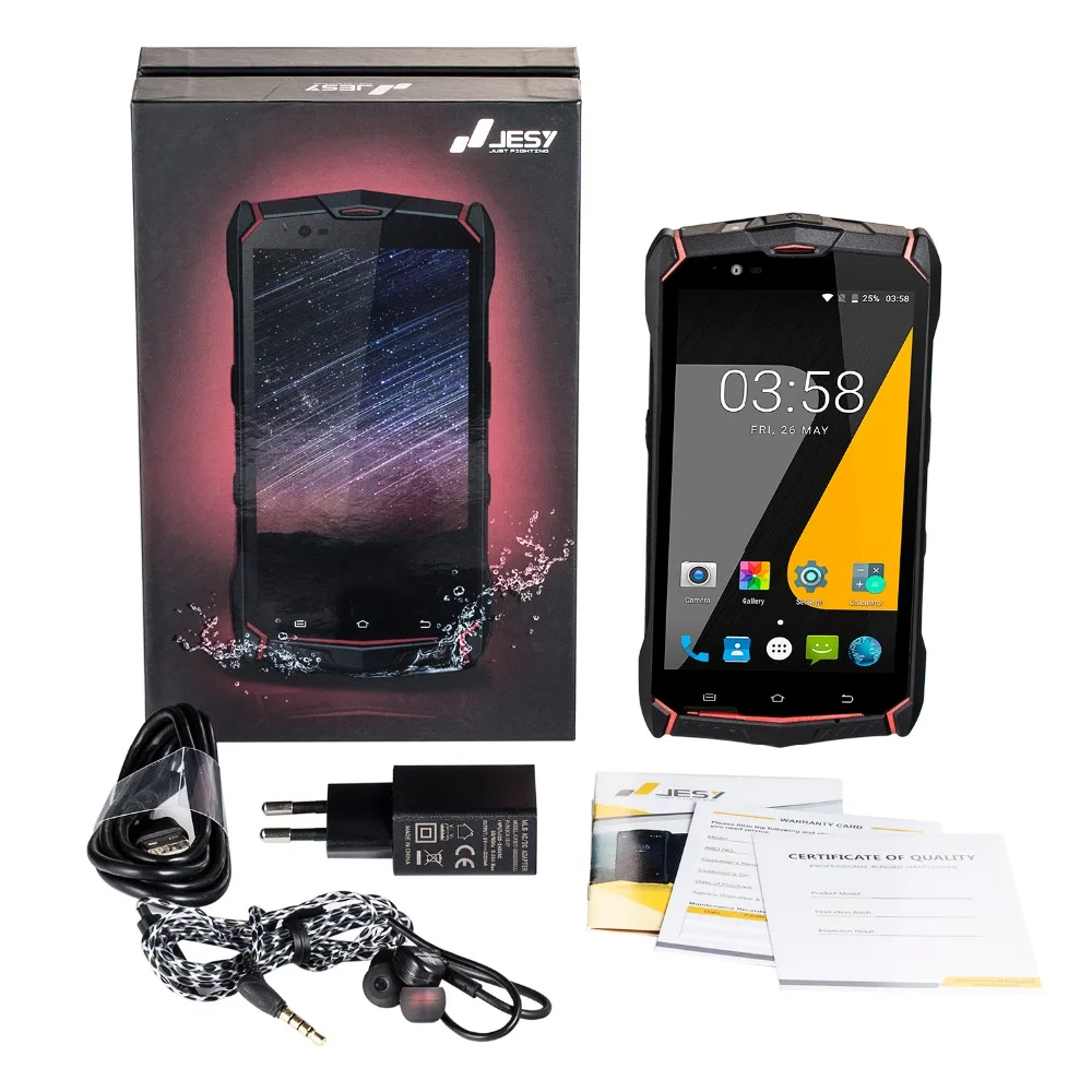 JESY J9S 3 водонепроницаемый смартфон R1 IP68 4G ударопрочный 4G ram 64GB rom смартфон 5," NFC отпечаток пальца PTT IP67 6150mAh