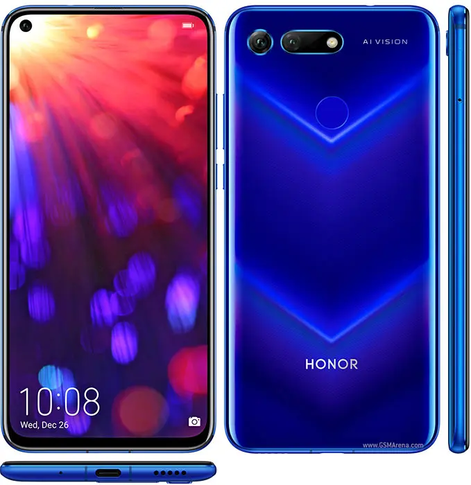 Чехол AMMYKI 6,4 'для huawei Honor V20, тонкий саржевый флип-чехол из искусственной кожи, задняя крышка 6,4' для huawei Honor VIEW V20, чехол