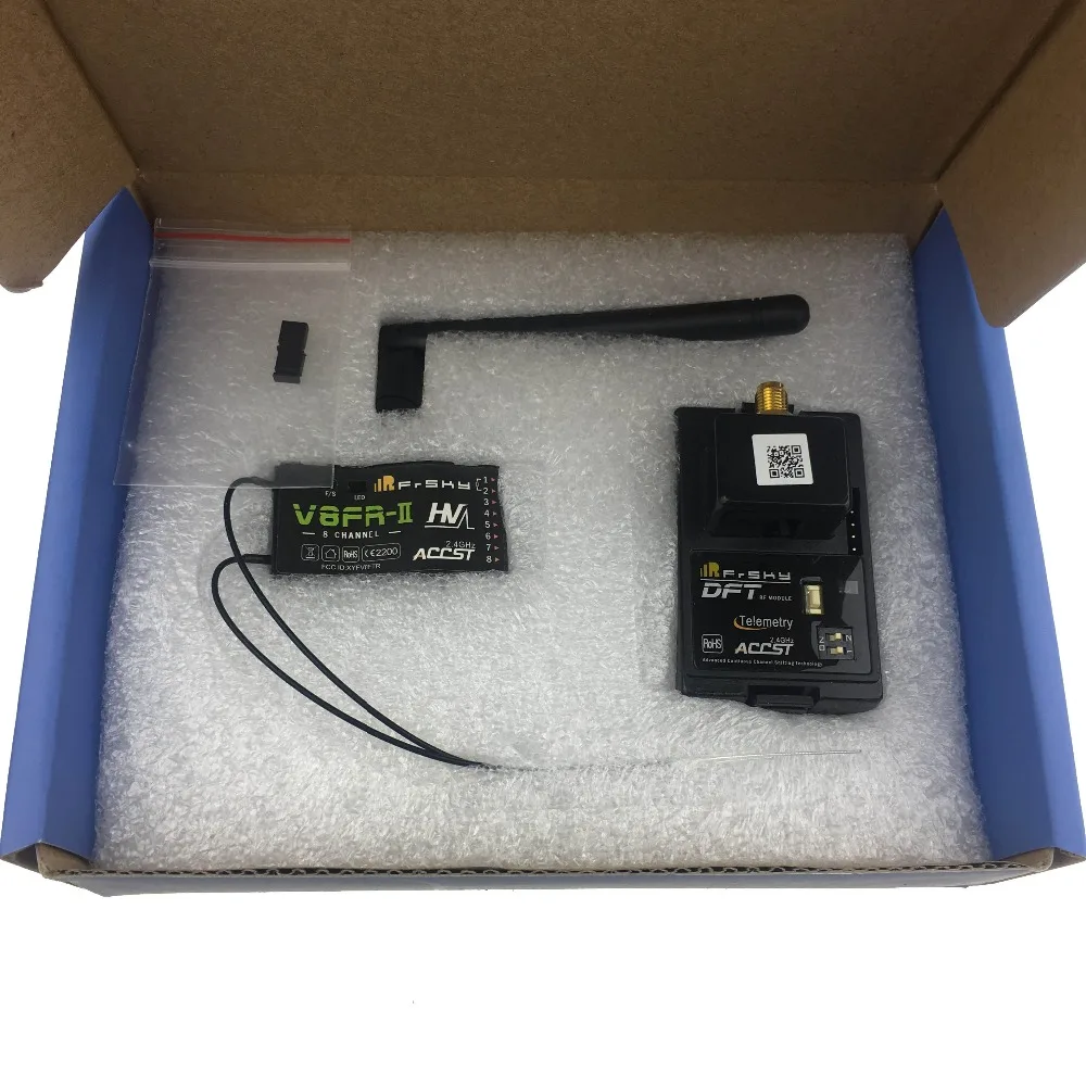 FrSky 2,4G DFT/DJT/D8R-II/V8FR-II HV Futaba совместимый радиочастотный модуль(двусторонний) и приемники комбо