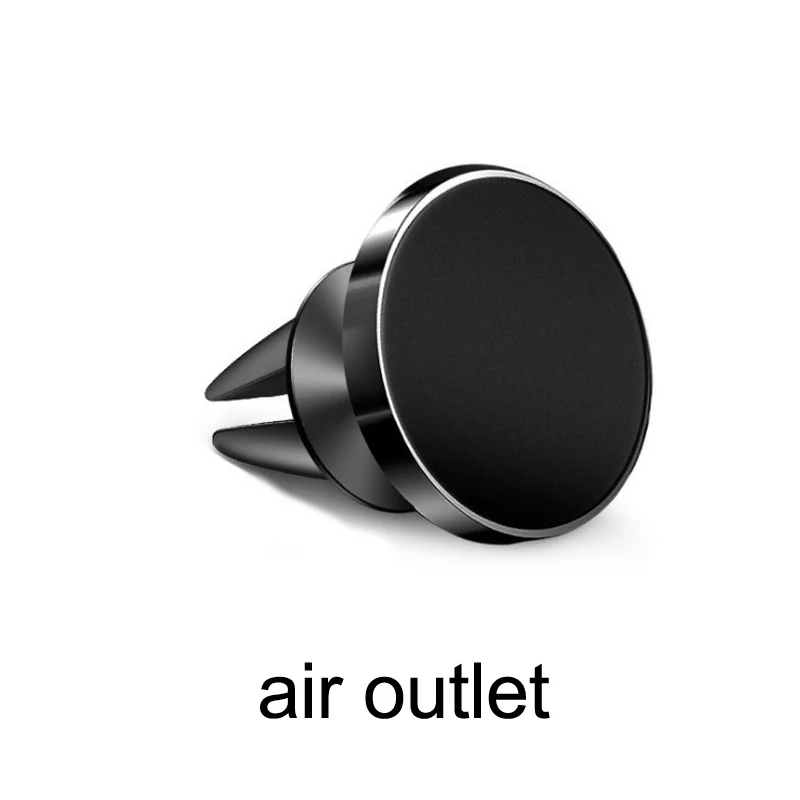 Universal Magnetic Car Phone Holder Air Vent Clip phone Stand in Car for iPhone X 8 7 6 for Samsung Huawei xiaomi Support GPS - Цвет: Красный