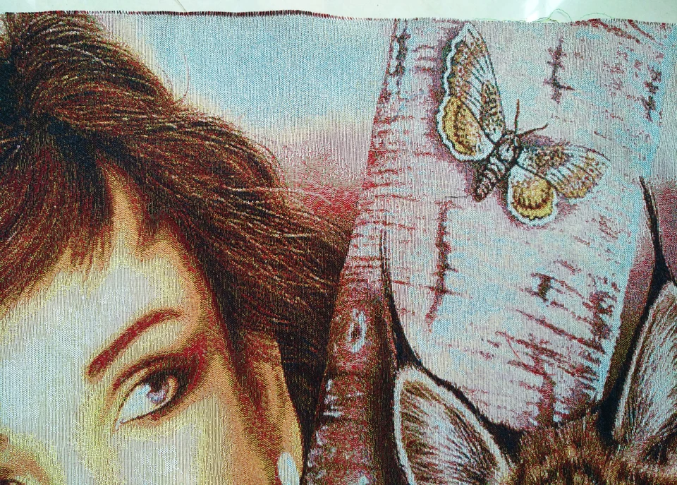 Бесплатная доставка лидер продаж гобелен красавица с животными картина из ткани