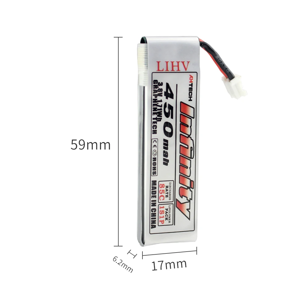 Аккумуляторная батарея Infinity Lipo 1S 3 7 в 8 450 мАч 85C 5 шт.|Детали и аксессуары| |