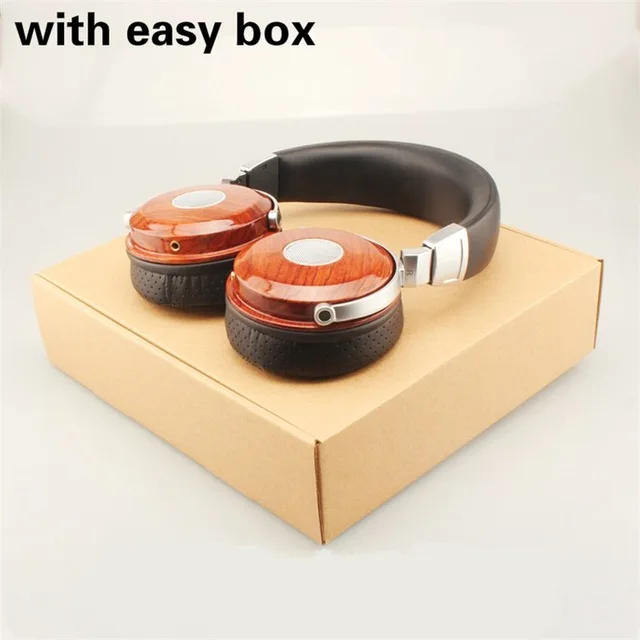 2 Easy box Blon B7 Орех Деревянный HiFi наушники на ухо HiFi бериллиевый сплав драйвер металл дерево монитор гарнитура Fone de ouvido Auriculares - Цвет: 2 Easy box