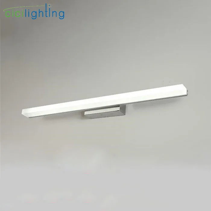 L39cm L49cm L59cm L69cm L89cm светодиодный зеркальный светильник из нержавеющей стали Акриловая Маска для ванной комнаты туалетный настенный светильник s светильник