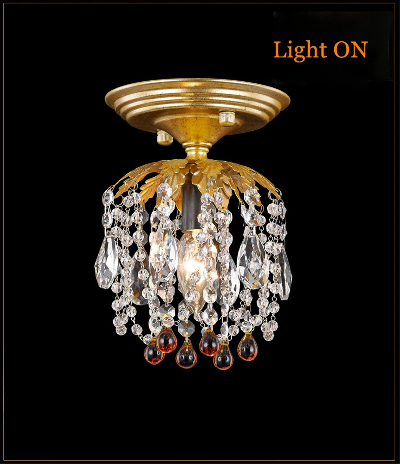 Потолочный светильник FUMAT K9 с кристаллами в стиле ретро арт деко|ceiling lights|ceiling lights