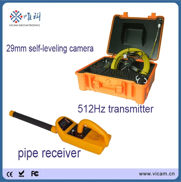Система камеры для осмотра труб 40 м комплект канализации с 8 дюймовым монитором