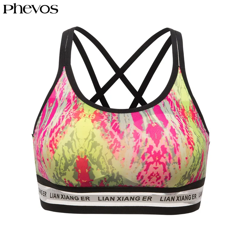 Phevos Quick Dry Sports Bra for Womens Gym Brassiere Sport Woman Fitness Top Padded Yoga Breathable Sexy | Спорт и развлечения