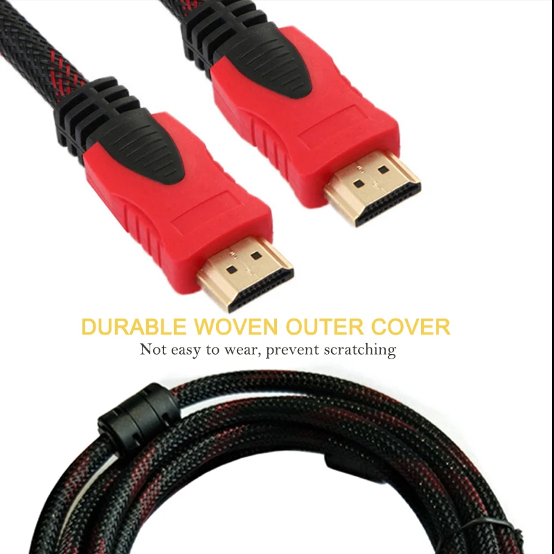 Кабель HDMI видеокабели с позолоченным покрытием 1 4 1080P 3D кабель для HD TV LCD ноутбуков