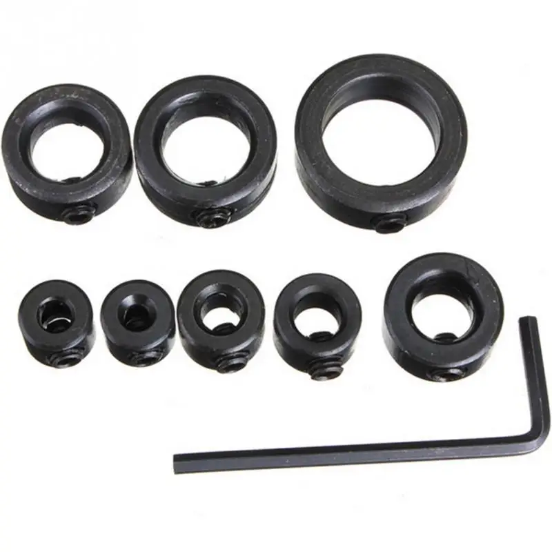 8 шт. инструменты для деревообработки сверла глубина стоп-воротники кольцо