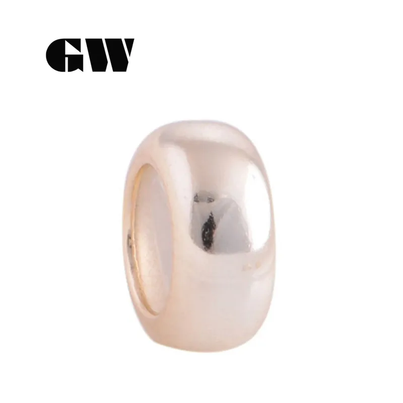 10 шт./лот золотые серебряные бусины для изготовления ювелирных изделий дешевые