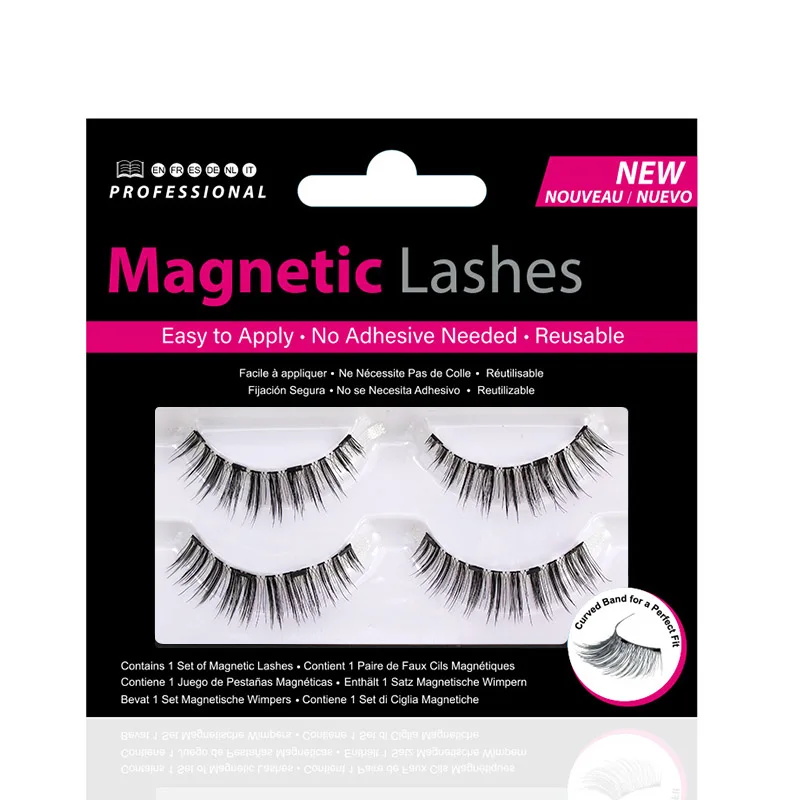 10 пар/лот Магнитная ресницы с 4 магниты, магнитные lashes natural накладные ресницы намагниченные ресницы с пинцет для накладных ресниц