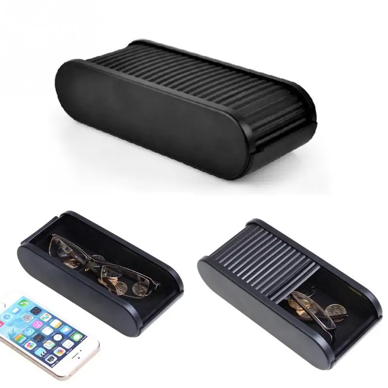 Пластиковая автомобильная коробка для хранения карманная черная Автомобильная