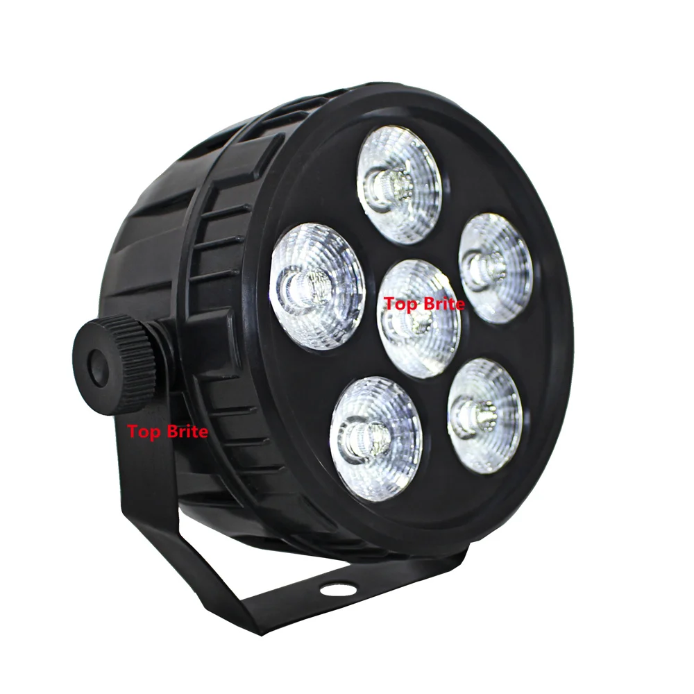 2 единицы DJ Needle Disco DMX лампа LED Par свет 6X6W RGBW Четырехцветные домашние Вечерние огни