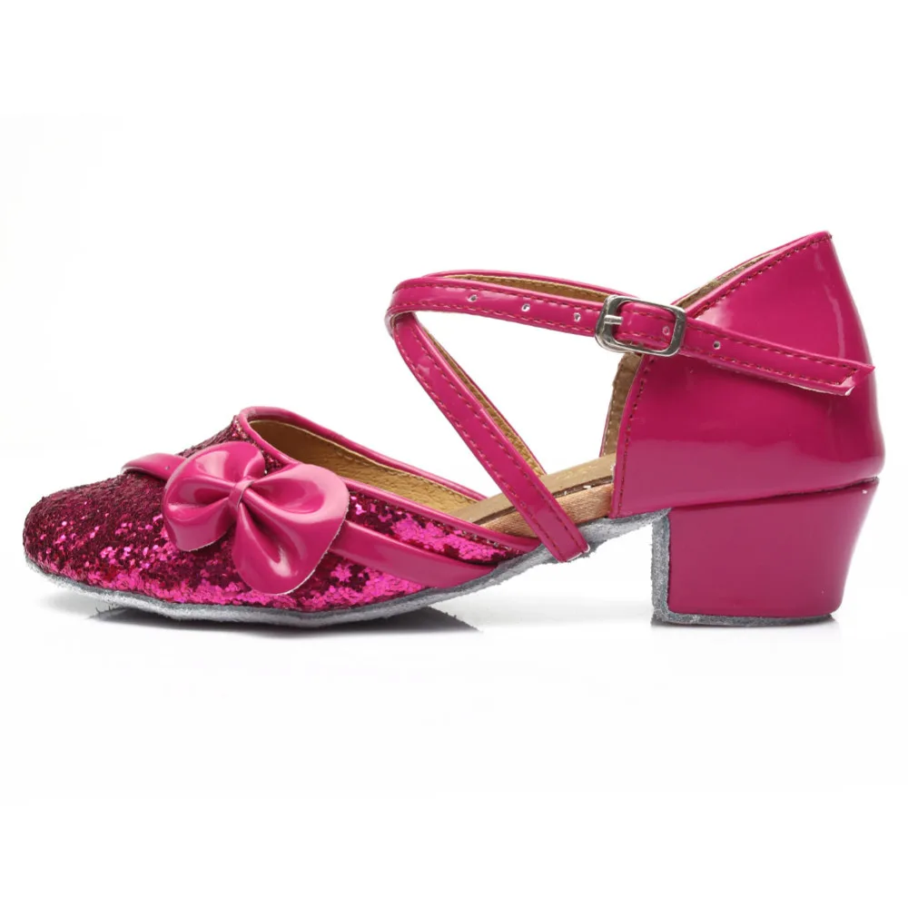 Детские туфли для бальных танцев девочек высококачественные латиноамериканских