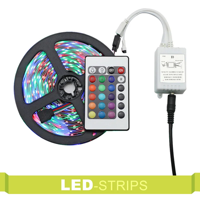 5 М 300 Светодиодов SMD5050 RGB СВЕТОДИОДНЫЕ Ленты Не Водонепроницаемый 12 В Гибкий свет