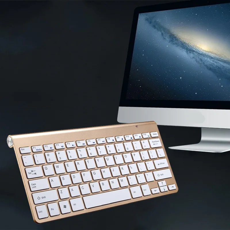 Vtin 2.4G Wireless Keyboard MINI Waterproof Ultra-Thin Mute Structure Compact Keyboards and Mouse For Computer TV Box | Компьютеры и