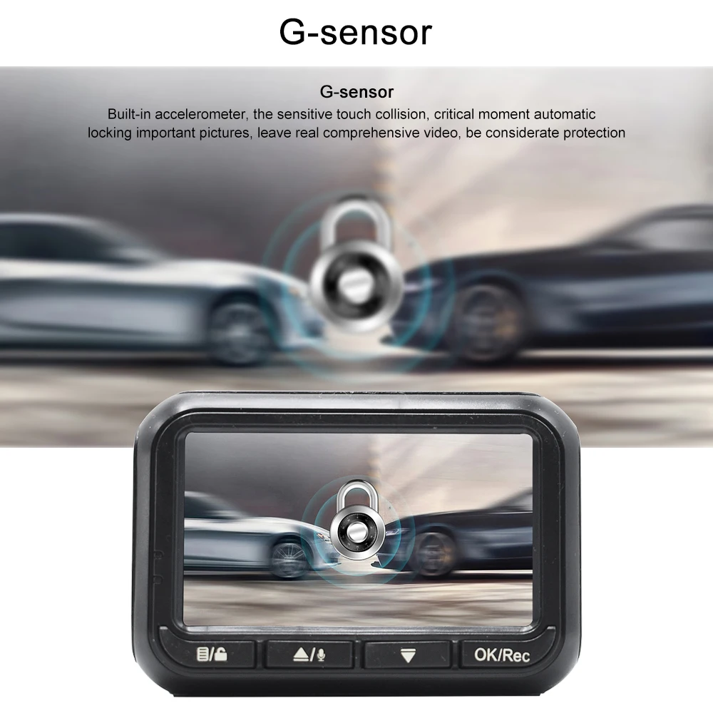 Bluavido Full HD 1080P Автомобильный видеорегистратор стандарта IMX323 Novatek 96658 с