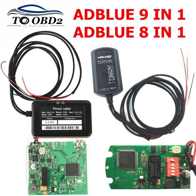 Adblue 8 в 1 обновление для 9 универсальная коробка эмуляции AdBlue многобрендовых