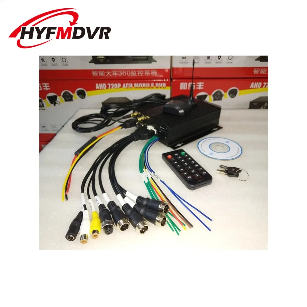 Прямая поставка с фабрики 4 канальная двойная SD карта mdvr 4G GPS удаленный монитор
