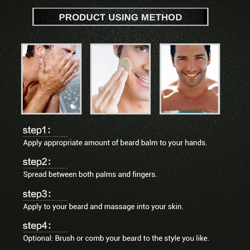 2019 новый бренд борода масло бальзам усы воск для укладки пчелиный увлажняющий