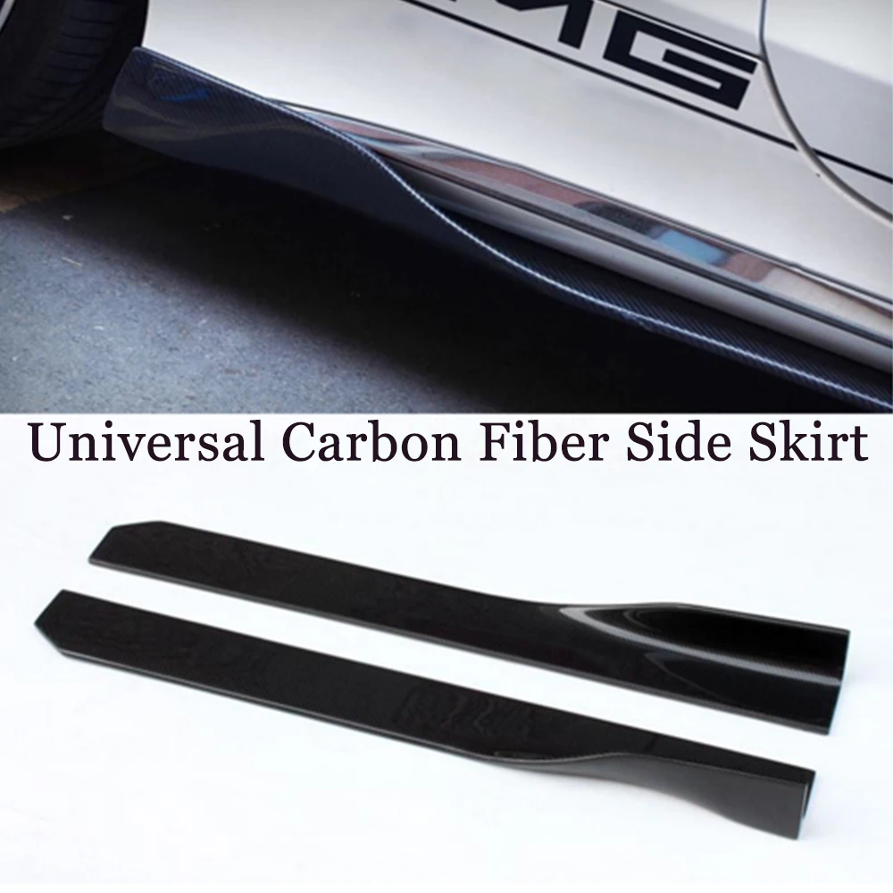 115 см Универсальный углеродного волокна сторона юбки расширения бампера для BMW F87