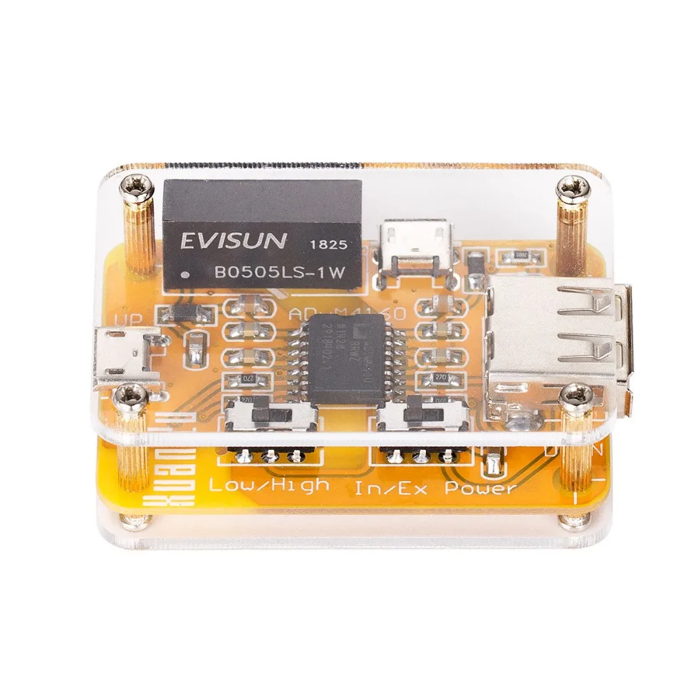 Nobsound ADuM4160 USB к USB модуль изолятора аудио шумоподавитель промышленный изолятор защита 1500 В цифровой модуль