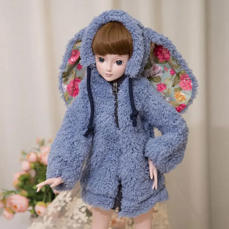 1/3 55-63 см BJD SD кукла одежда шерсть кролик пальто для куклы аксессуары модная кукольная одежда наряды для кукол