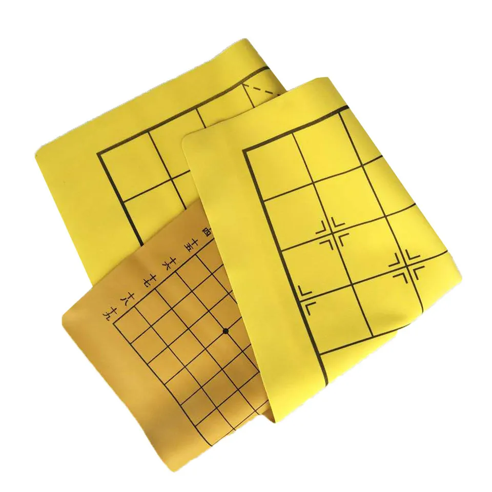 BSTFAMLY Go Chess 19 Road Chessboard 44cm*47cm*0.1cm Back is Chinese Checkboard Old Game of Weiqi Board PU and Plush GB02 | Спорт и