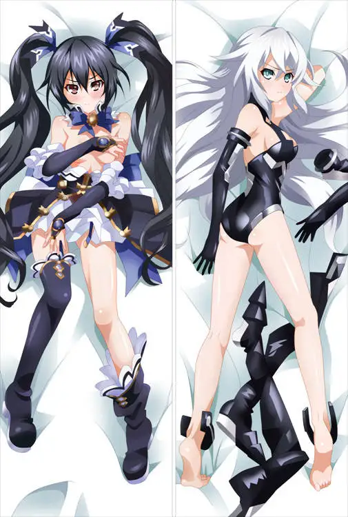Нептун Hyperdimension Neptunia персонажи noire& фиолетовое сердце Бросок Наволочка choujigen игра Нептун тело наволочка 1-24 - Цвет: 14