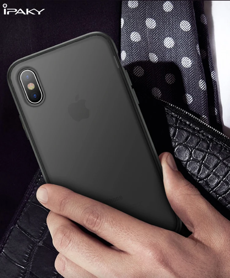 Чехол IPAKY для iPhone XS MAX XR X силиконовый чехол мягкий бампер из поликарбоната
