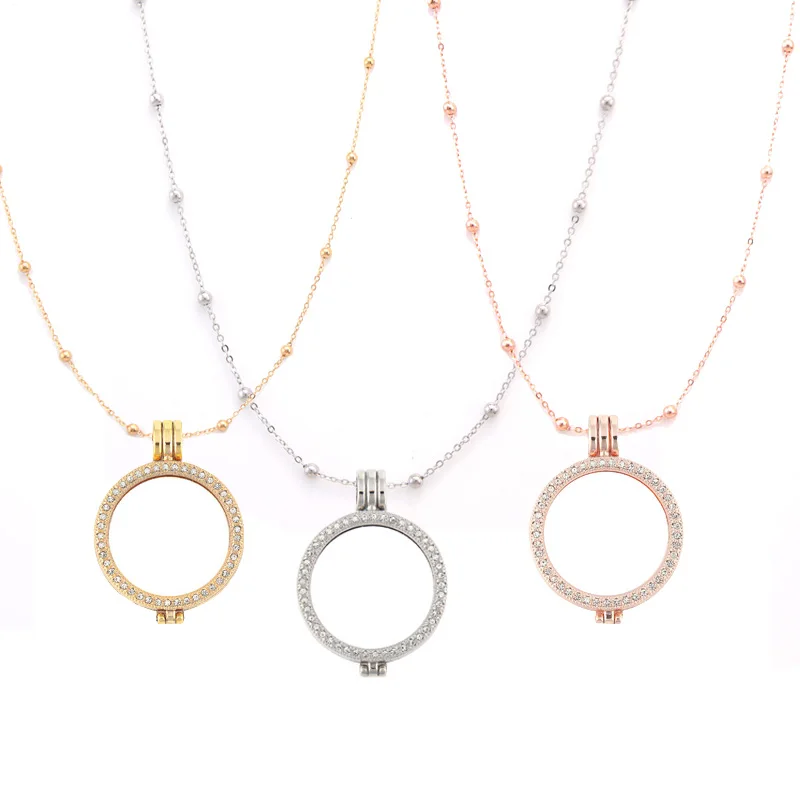 Набор подвесных ожерелий My Moneda включает в себя держатель для монет 35 мм кулон