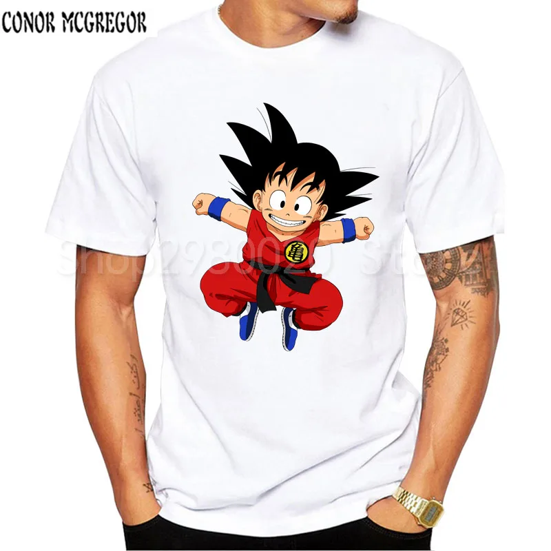 2018 Новый Dingtoll Япония мультфильм ГОКу Топы Dragon Ball футболка по индивидуальному