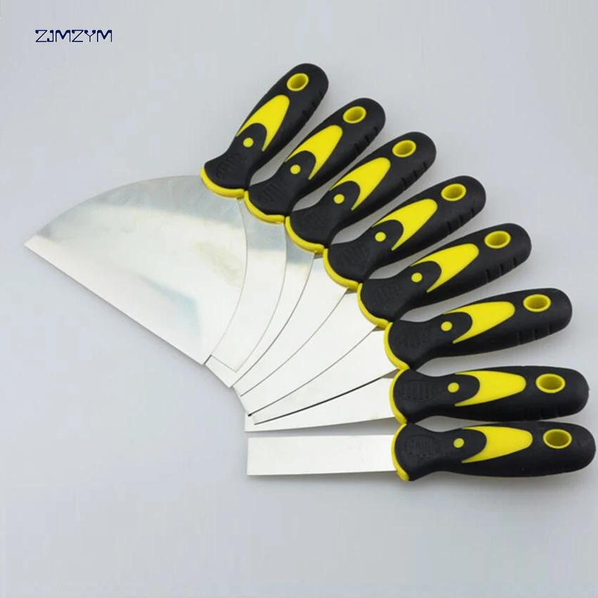 

6 inch Putty Knife 1pcs Scraper Blade Scraper Shovel Carbon Steel Plastic Handle Wall Plastering Knife Hand Tool 220x150mm