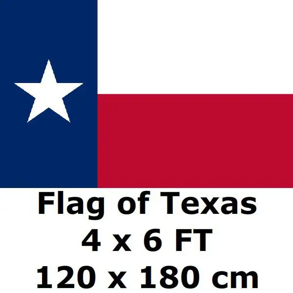 

Texas Flag 4X6FT 100D Polyester State of US USA American United States Flags and Banners For Home Decoration