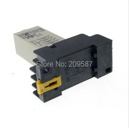 1 комплект реле времени задержки 12 В постоянного тока 5 А Φ H3Y 0 секунд сек и база|relay