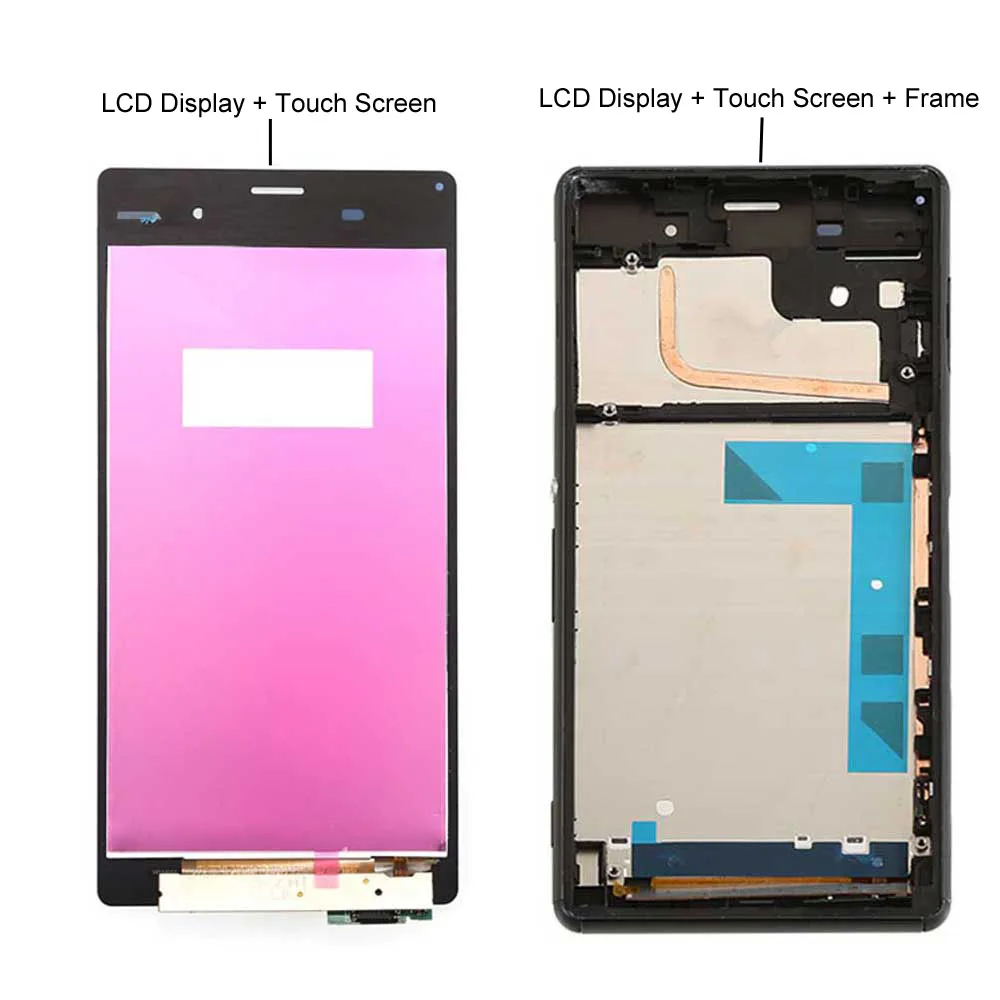 Оригинальный ЖК-экран для sony Xperia Z3 1920x1080 5 2 ''для сенсорный экран D6603 D6633 D6653 L55T +
