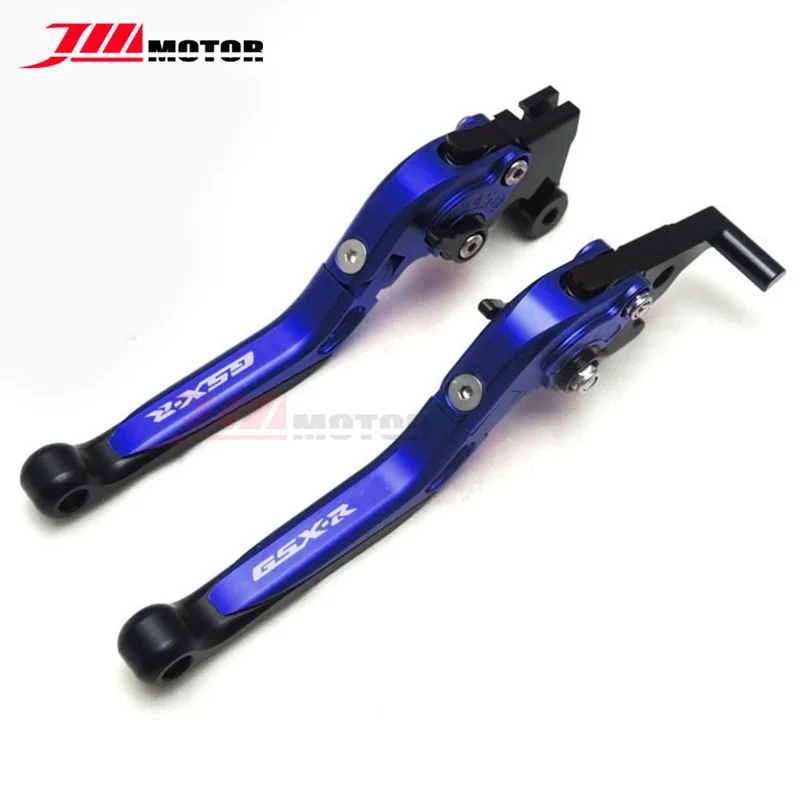 

Логотип GSX-R Мотоцикл CNC Складной Выдвижной регулируемый тормозной рычаг сцепления набор для Suzuki GSXR600 GSX-R750 2011-2015 GSXR1000