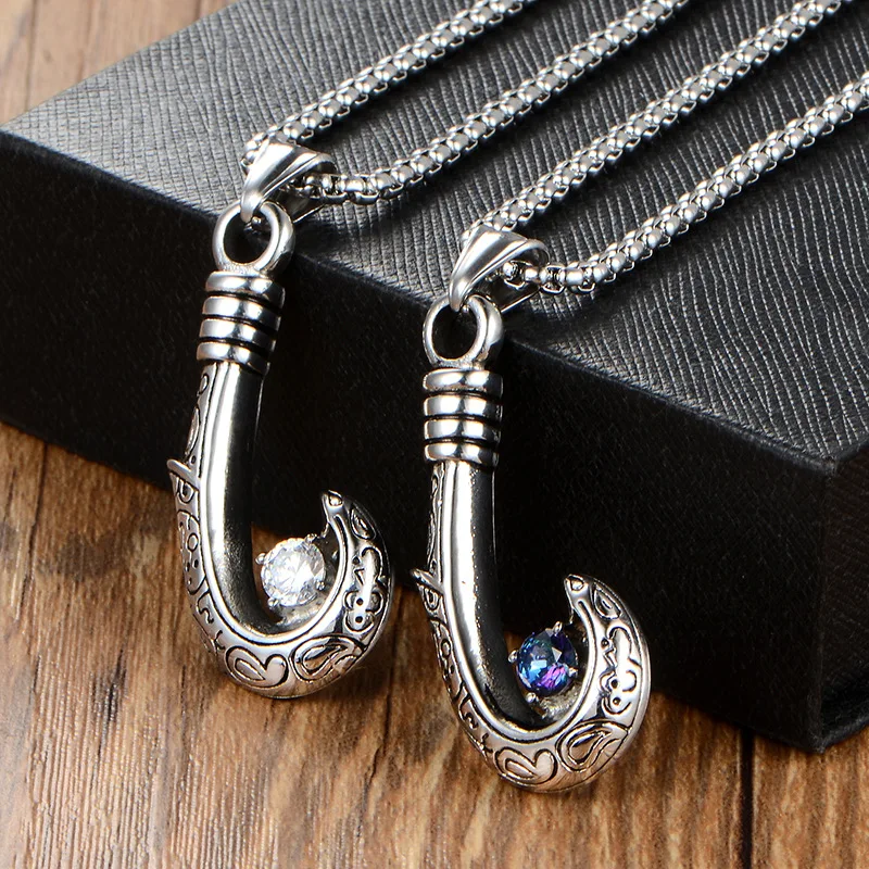 Fashion jewelry necklace pendant Stainless steel accessories Crescent titanium | Украшения и аксессуары