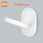 3 шт.Xiaomi Mijia HL маленькие клейкие многофункциональные крючкинастенный крючок для швабры прочные настенные крючки для ванной спальни кухни 3 кг макс. loa