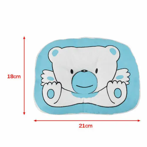 

4 Colors Cute Pattern Baby Pillow Newborn Anti Flat Head Syndrome for Crib Cot Bed Neck Support