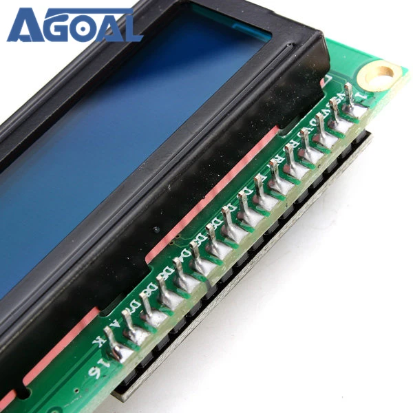 

IIC/I2C 1602 Yellow-Green and Blue Backlight LCD Display Module Screen Meter
