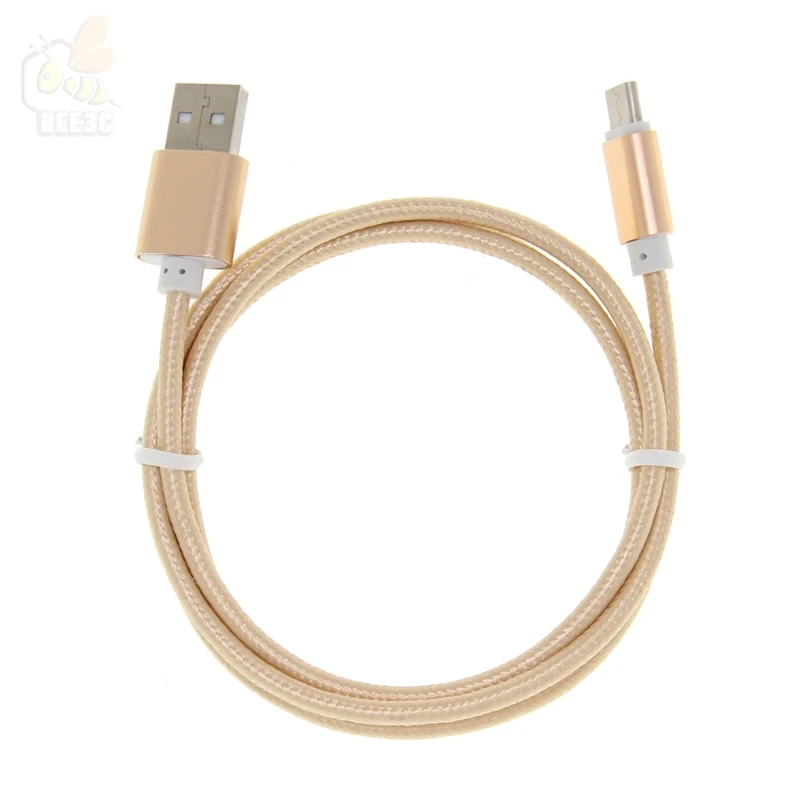 1 м 3 фута Type C Micro 5pin 8pin USB прочный нейлоновый плетеный кабель для синхронизации