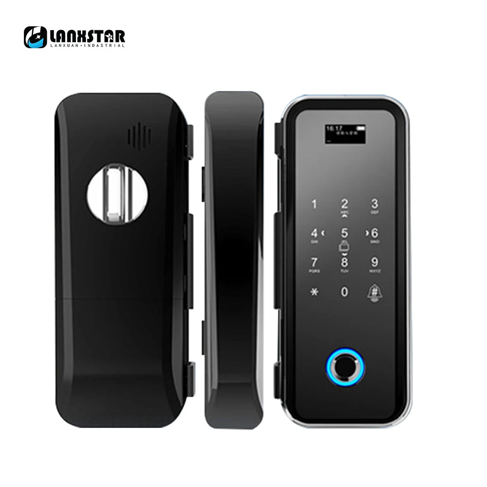 Деревянные двери стеклянная дверь Умный Замок RFID IC карта Пароль дистанционный