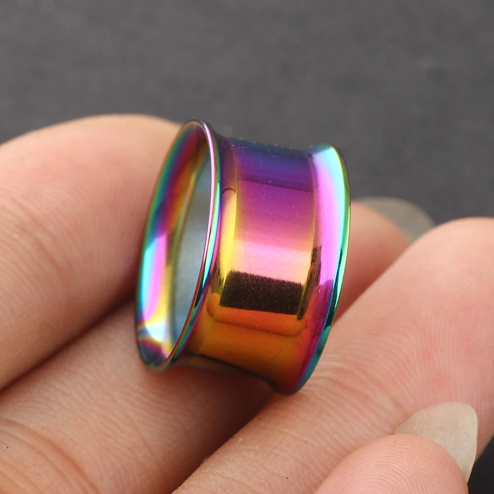 JUNLOWPY Plug Kit хирургическая сталь без винта подходит для ушей зонды туннельный расширитель пирсинг тела вспышки серьги пробки 5/8 2g растягивание