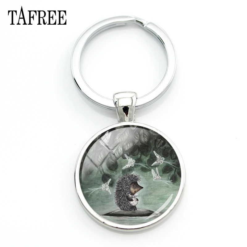 TAFREE еж в тумане брелок Горячая Мода изящный Металл Подвеска Брелок для ключей