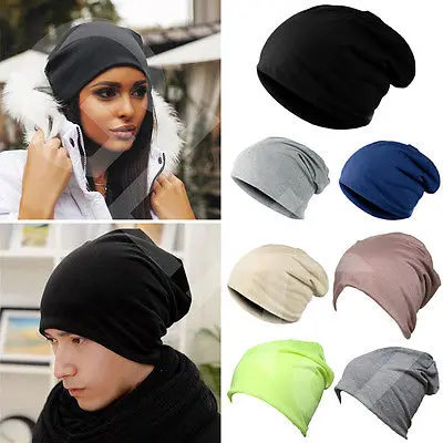 

Beanie Hat Mens Ladies Knitted Cotten Winter Oversized Slouch Unisex Hat Cap pop Fashion Hot Sell